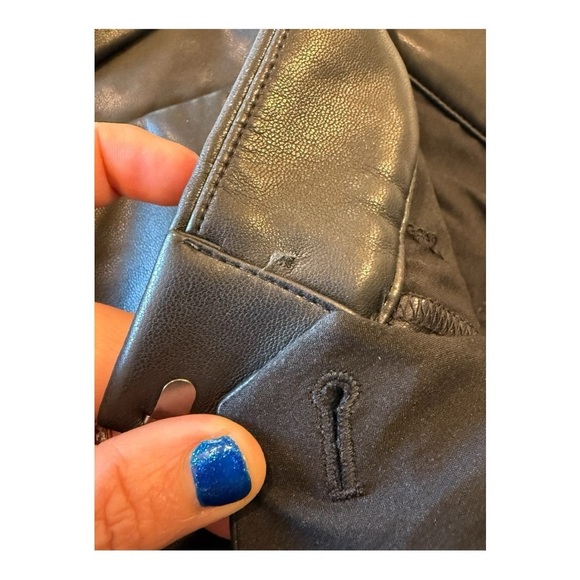 J. Crew Kate straight-leg pant in faux leather Women’s Size 4 Style BU141 Black - Picture 12 of 16